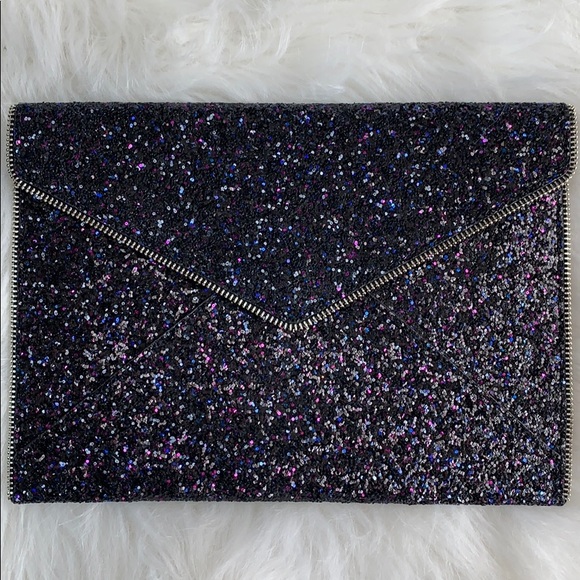 Rebecca Minkoff Handbags - Rebecca Minkoff Leo Glitter Envelope Clutch